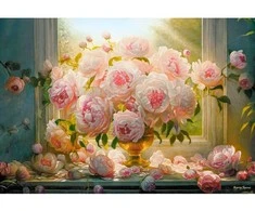 Castorland dėlionė Hot Summer Peonies Art Collection 1000 det