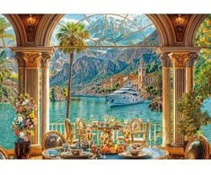 Castorland dėlionė Mediterranean Dessert 1500 det.