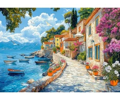 Castorland dėlionė Mediterranean Walk 500 det