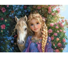 Castorland dėlionė Princess With A Horse 1500 det.