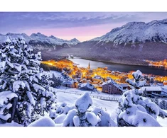 Castorland dėlionė St. Moritz, Switzerland 1000 det