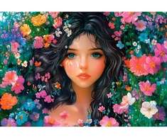 Castorland dėlionė Summer Girl 1000 det