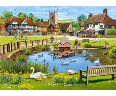 Castorland dėlionė Village Center Life 300 det