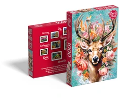 Cherry Pazzi CherryPazzi dėlionė Flower Deer 1000 det