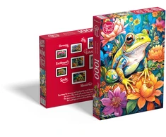 Platon CherryPazzi dėlionė Flower Power Frog1000 det