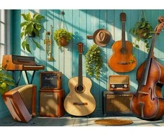 CherryPazzi dėlionė Garage Tunes 1000 det