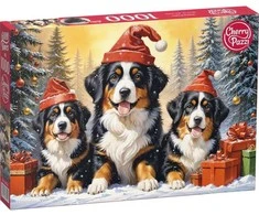 Platon CherryPazzi dėlionė Holiday Puppies 1000 det