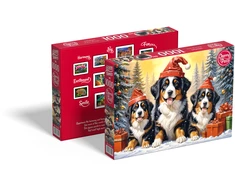 Platon CherryPazzi dėlionė Holiday Puppies 1000 det