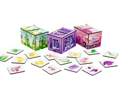 Dėlionė PuzzleOK rūšiuokliai Montessori Princesės