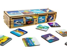 Dėlionė PuzzleOK rūšiuokliai Montessori Transportas