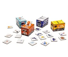 Dėlionė PuzzleOK rūšiuokliai Montessori Profesijos