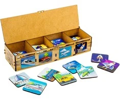 Dėlionė PuzzleOK rūšiuokliai Montessori Transportas