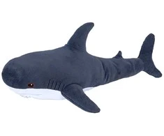 Fancy minkštas žaislas ryklys pilkas 47 cm