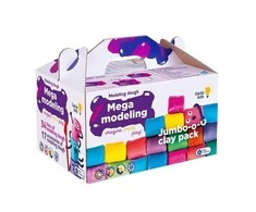 Natūralaus plastilino - modelino rinkinys Mega modeling Genio Kids 34 spalvos