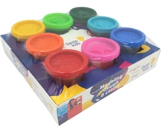 GENIO KIDS Natūralus plastilinas - modelinas, 8 spalvos