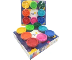 GENIO KIDS Natūralus plastilinas - modelinas, 8 spalvos