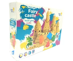 Genio kids rinkinys išmanusis smėlis Pasakų pilis su formelėmis, 1kg