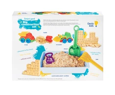 Genio kids rinkinys išmanusis smėlis su smėliadėže Big Construction 1kg