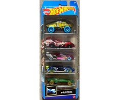 HOT WHEELS X-RAYCERS automobilių rinkinys 5 vnt