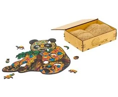 PUZZLEOK medinė dėlionė Panda 65 det