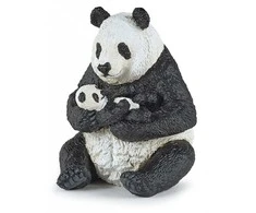 Papo figūrėlė Panda su jaunikliu