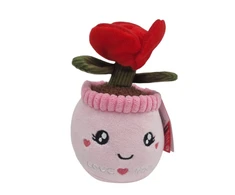 Pliušinė gėlė rožė vazone 15 cm