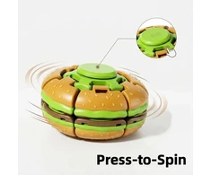 Press Gyroball – hamburger formos sukamasis fidget žaislas