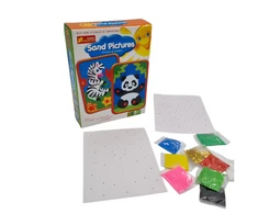 Ranok piešimas smėliu 2 paveiksliukai Panda ir Zebra