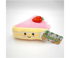 Softlings Foodies minkštas pliušinis braškinis tortas 16 cm