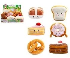 Softlings Foodies minkštas pliušinis braškinis tortas 16 cm