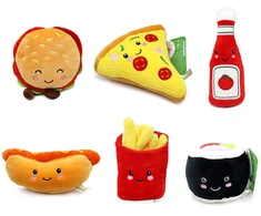 Softlings Foodies minkštas pliušinis kečupas 16 cm