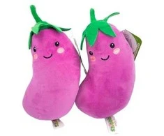 Softlings Foodies minkštas žaislas baklažanas 16 cm
