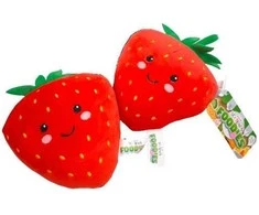 Softlings Foodies minkštas žaislas braškė 16 cm