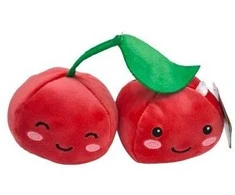 Softlings Foodies minkštas žaislas vyšnios 16 cm