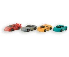 Spalvotų mašinėlių rinkinys 9cm 4 vnt
