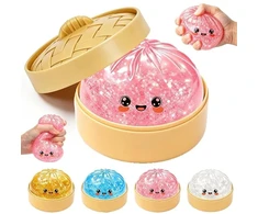 Squishy Dumpling slow rising žaislas su blizgučiais 5,5 cm