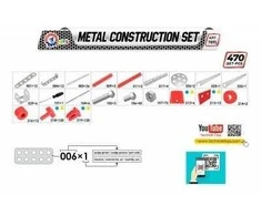 Technok konstruktorius metalinis 470 det. 7891