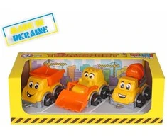 Technok mini statybos transporto rinkinys 3 vnt