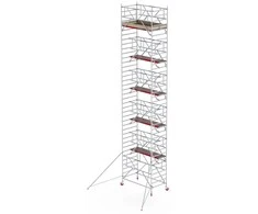 Altrex Mobilus aliuminio bokštelis RS 42 su trikampiu stabilizatoriumi - atrama (12,20 m)