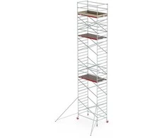 Altrex Mobilus aliuminio bokštelis RS 42 su trikampiu stabilizatoriumi - atrama (12,20 m)