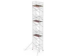 Altrex Mobilus aliuminio bokštelis RS 42 su trikampiu stabilizatoriumi - atrama (14,20 m)