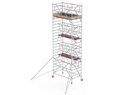 Altrex Mobilus aliuminio bokštelis RS 42 su trikampiu stabilizatoriumi - atrama (8,20 m)