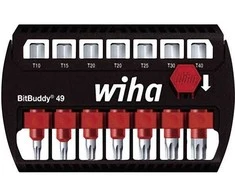 Antgalių rinkinys WIHA BitBuddy MaxxTor 49 mm (7 vnt.)