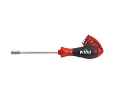 Atsuktuvas WIHA komplekte su 8 antgaliais 1/4" 120 WIHA