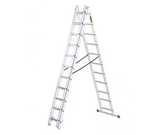 Daugiafunkcinės aliuminio kopėčios, Drabest HOME 3x11, 150 kg