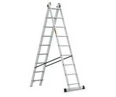 Daugiafunkcinės aliuminio kopėčios Drabest PRO, 2x11, 2 dalių, 150 kg