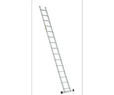 DRABEST PRO aliuminio kopėčios, 15 pakopų, 150 kg (DR-AL-DP-PRO-1X15-2K)