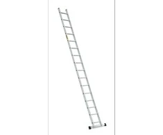 DRABEST PRO aliuminio kopėčios, 16 pakopų, 150 kg (DR-AL-DP-PRO-1X16-2K+H)