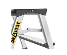 Dvipusės aliuminio kopėčios DRABEST DD2 125 kg