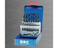 Grąžtas Grąžtų rinkinys Bohrcraft DIN 338 HSS-R/ 1,0 - 10,0 x 0,5 mm, 19 vnt.